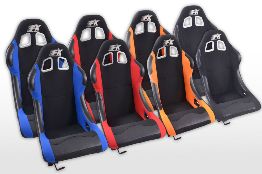 AKTIONSPREIS (£227 + Lieferung) FK Full Bucket Sportsitze Set Kit Rennstrecken-Kit Auto 4x4 Custom