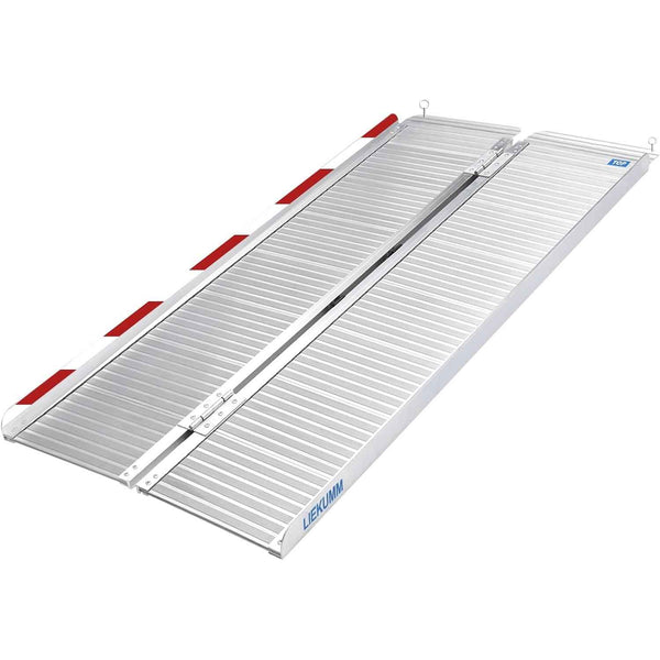 Wheelchair Ramps Folding Aluminium 150x71.5cm 300KG Threshold Home LIEKUMM