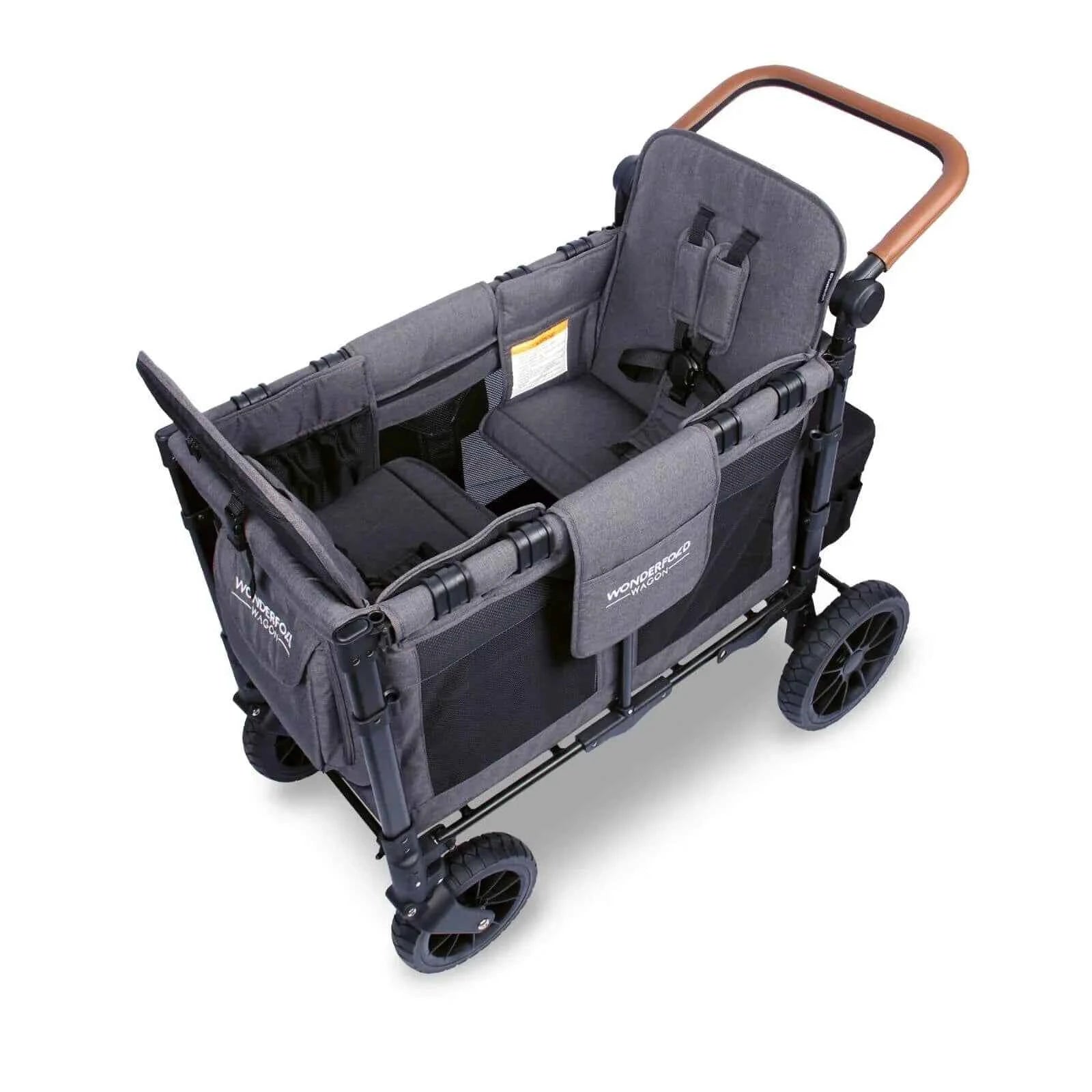 Wonderfold W2 Luxe Double Wagon - Charcoal Grey