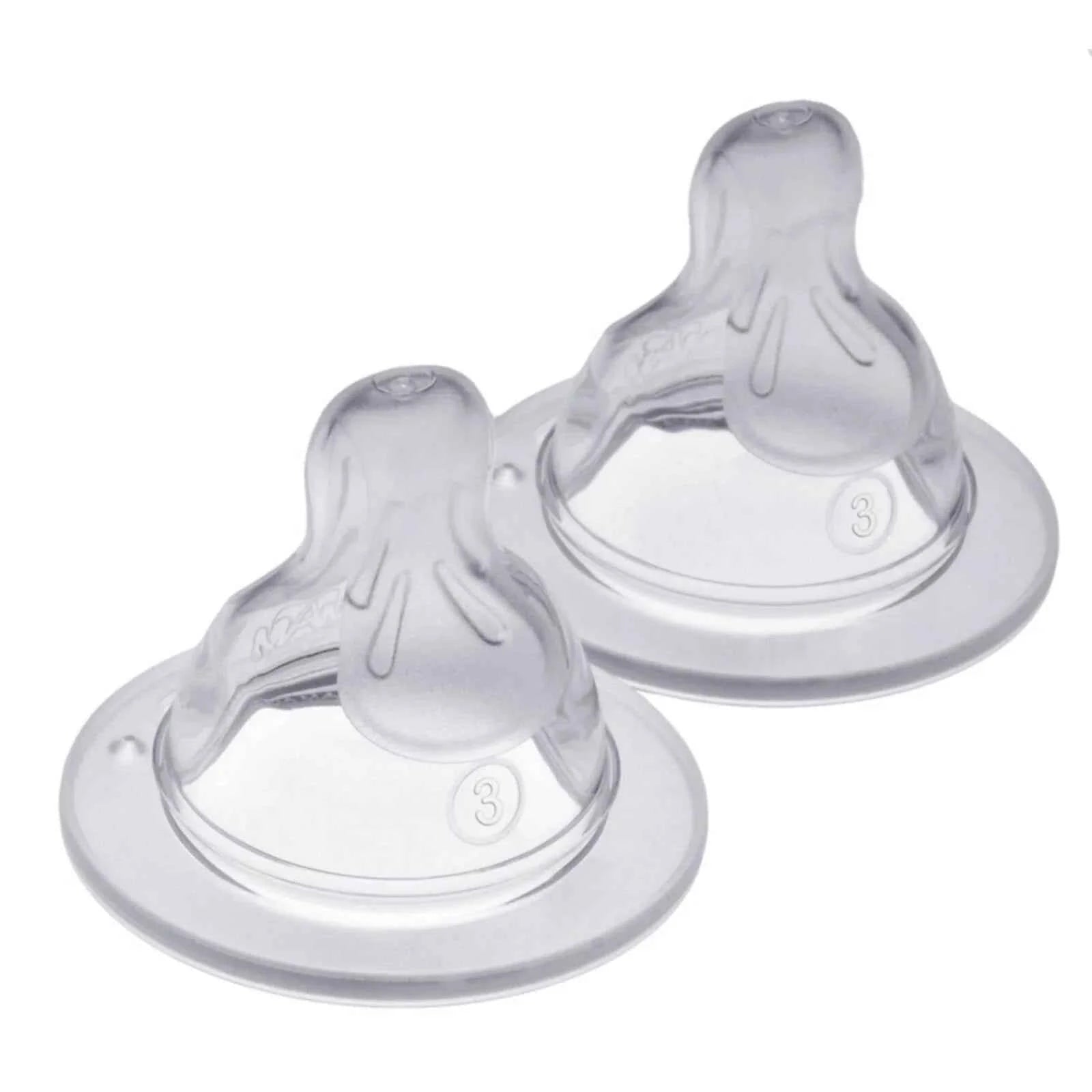 MAM SkinSoft Silicone Teat Fast Flow Pack of 2
