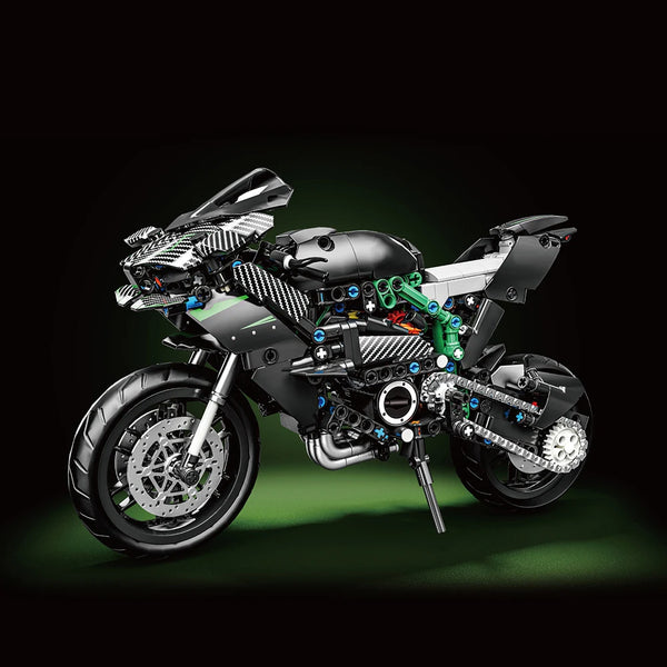 1:8 Motorcycle Building Blocks Set MOC Famous Motorbike Racing Model Kits Technical Bricks Kids Assembled Toys Children's Gifts