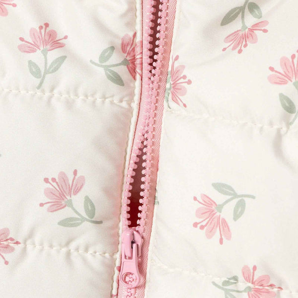 HelloBaby Floral Printed Girl Coat - Printed