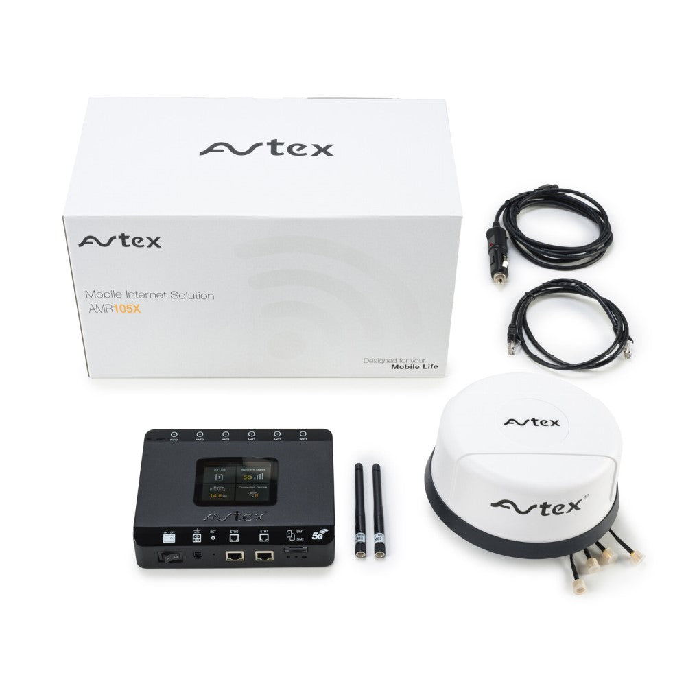 Avtex AMR105X 5G Dual Sim & Wi-Fi 6 Mobile Internet Router - White