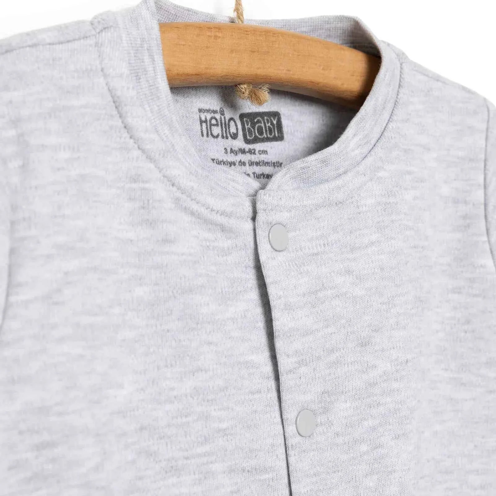 HelloBaby Unisex Baby Cardigan - Grey Melange