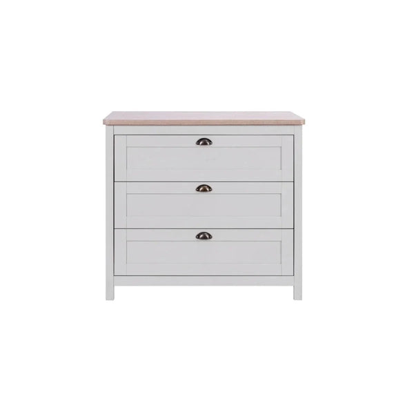 Tutti Bambini Verona Chest Changer - Dove Grey/Oak