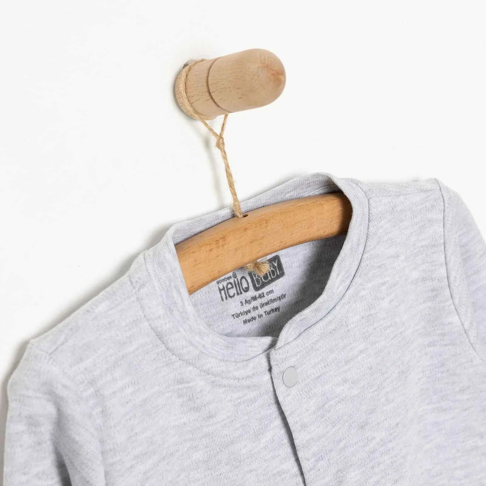 HelloBaby Unisex Baby Cardigan - Grey Melange