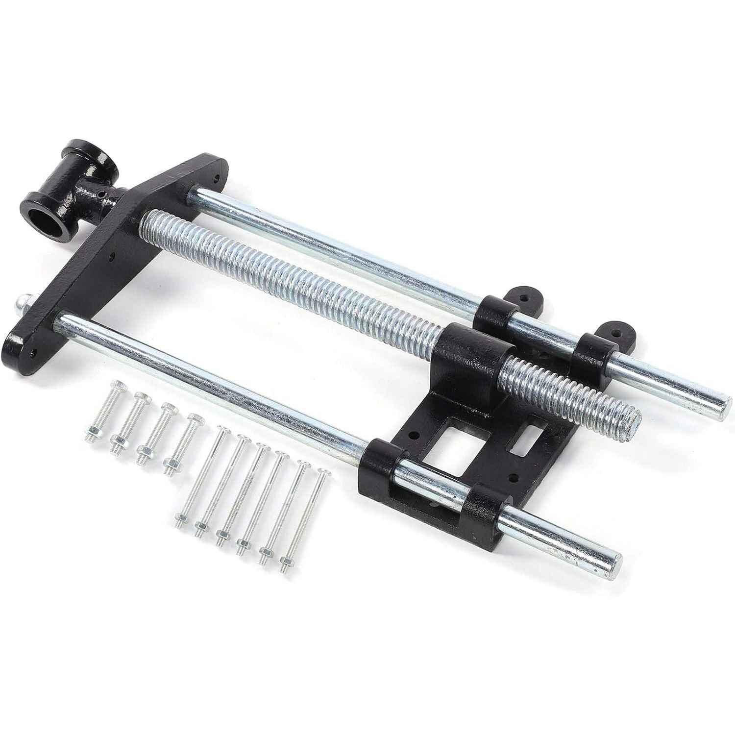 10.5" Steel Front Bench Vise – Heavy Duty Table Clamp for Woodworking & More