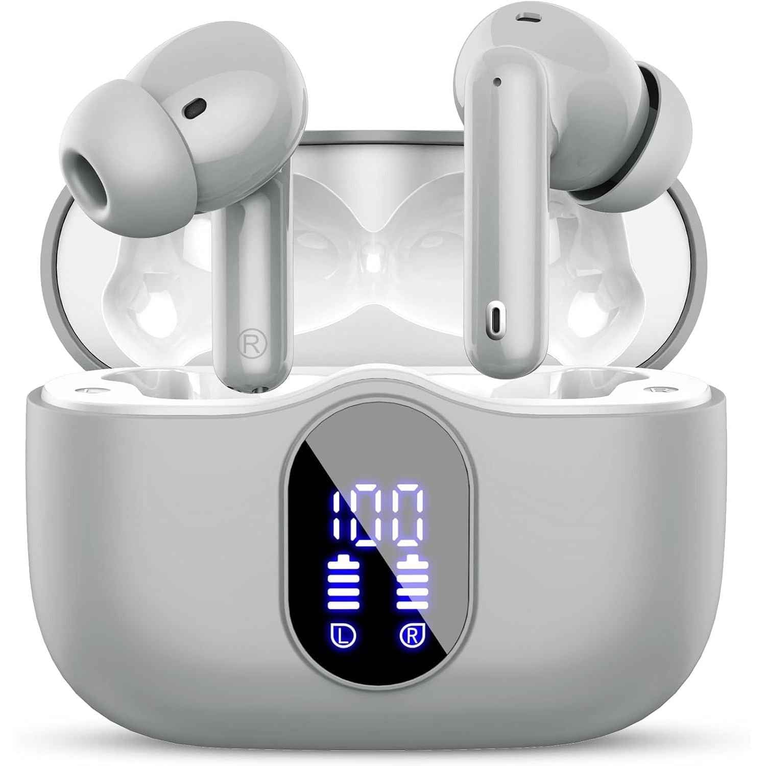 Wireless Earbuds Bluetooth 5.3 Deep Bass 36H Playtime Noise Cancel Btootos