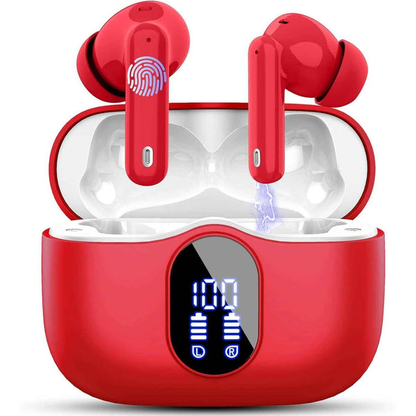 Wireless Earbuds Bluetooth 5.3 Deep Bass 36H Playtime Noise Cancel Btootos