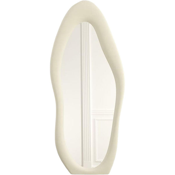 Asymmetrical Wavy Full Length Mirror 168x68cm Arch Floor Standing CEIEVER
