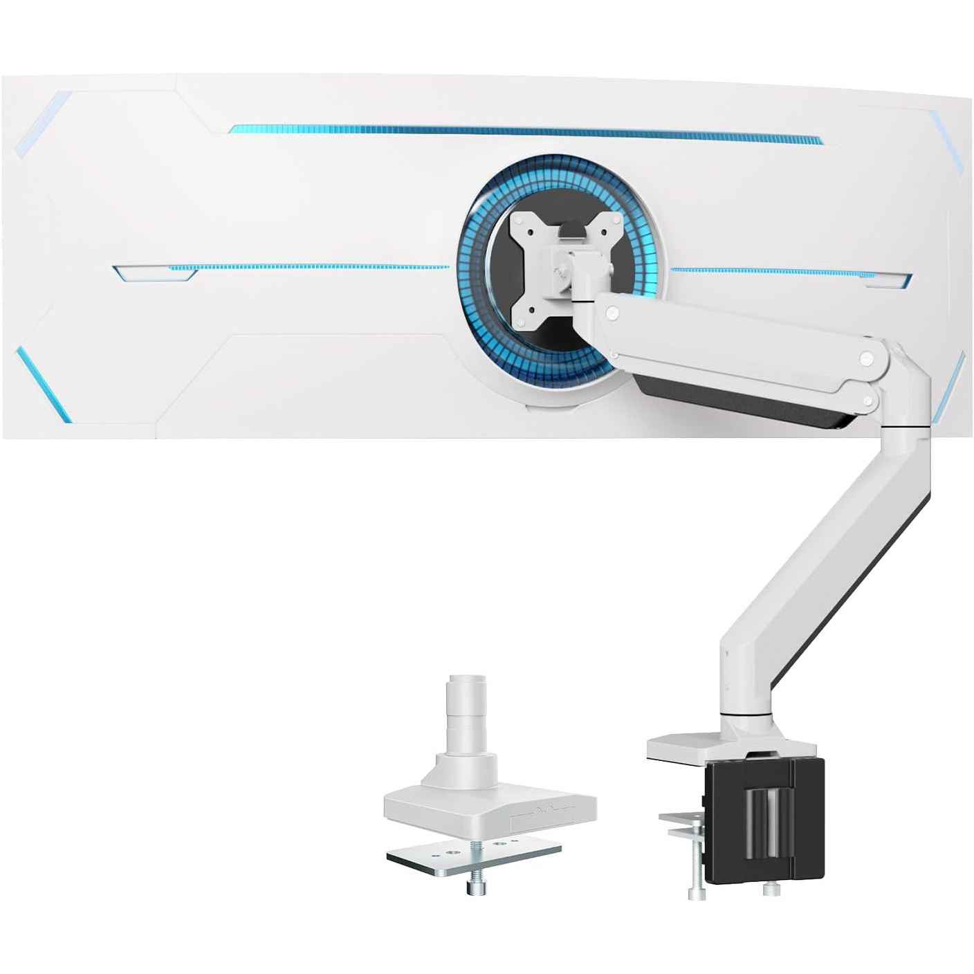 Ultrawide Monitor Arm 17 to 49 Inch Heavy Duty Gas Assisted Mount PUTORSEN