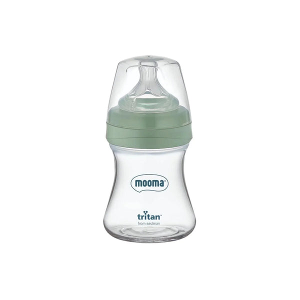Mooma Neutra Tritan Bottle Slow Flow 0-6 months 150ml - Sage Green