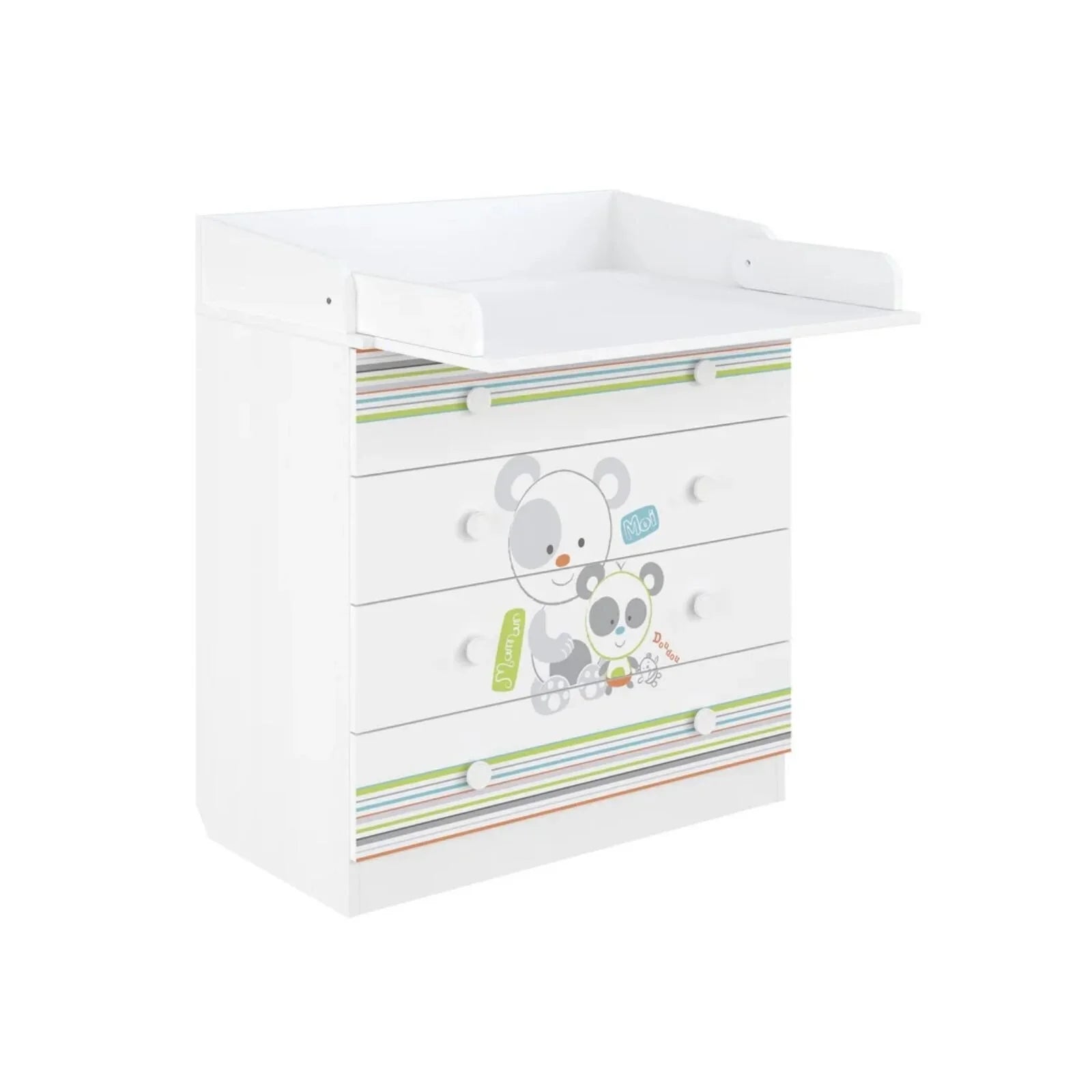 Shefa Kids 800 Changing Dresser - Pandas