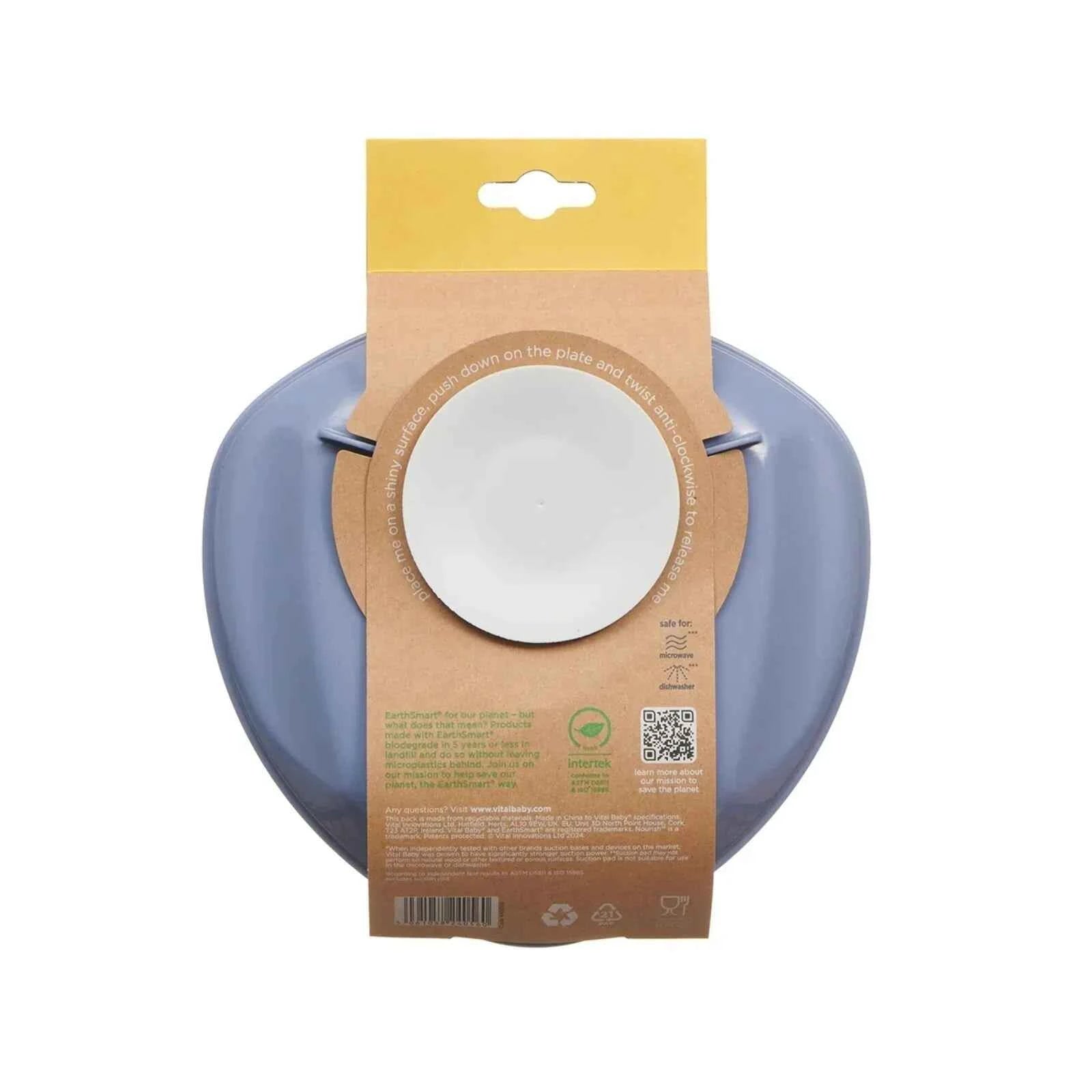 Vital Baby Nourish Power Suction Plate - Natural Grape