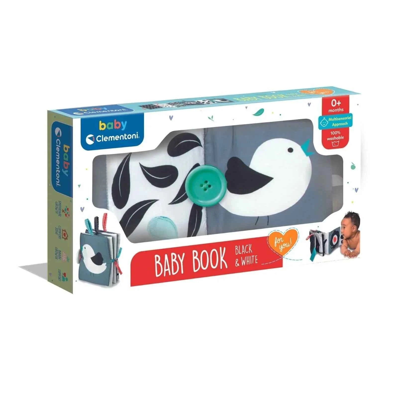 Baby Clementoni Black & White Baby Book