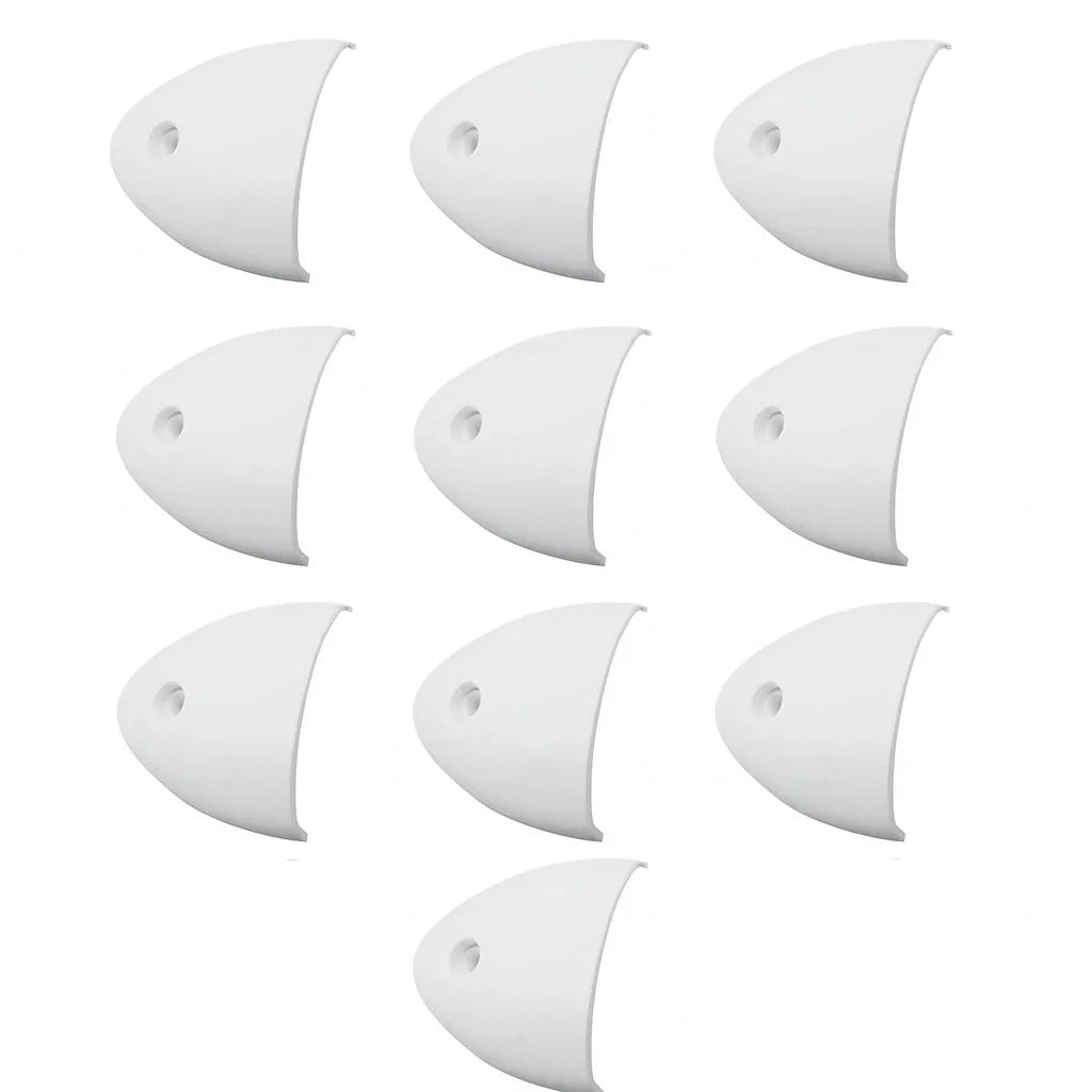 White Clam Shell Ventilation Cover 55×50×12mm | 4Boats