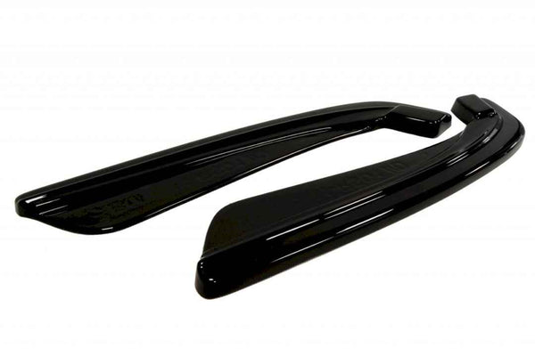 Maxton Design - REAR SIDE SPLITTERS BMW 5 F11 M-PACK (FITS TWO SINGLE EXHAUST ENDS)