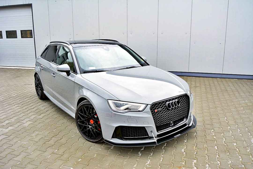 Maxton Design - FRONT RACING SPLITTER AUDI RS3 8VA SPORTBACK PRE-FACELIFT