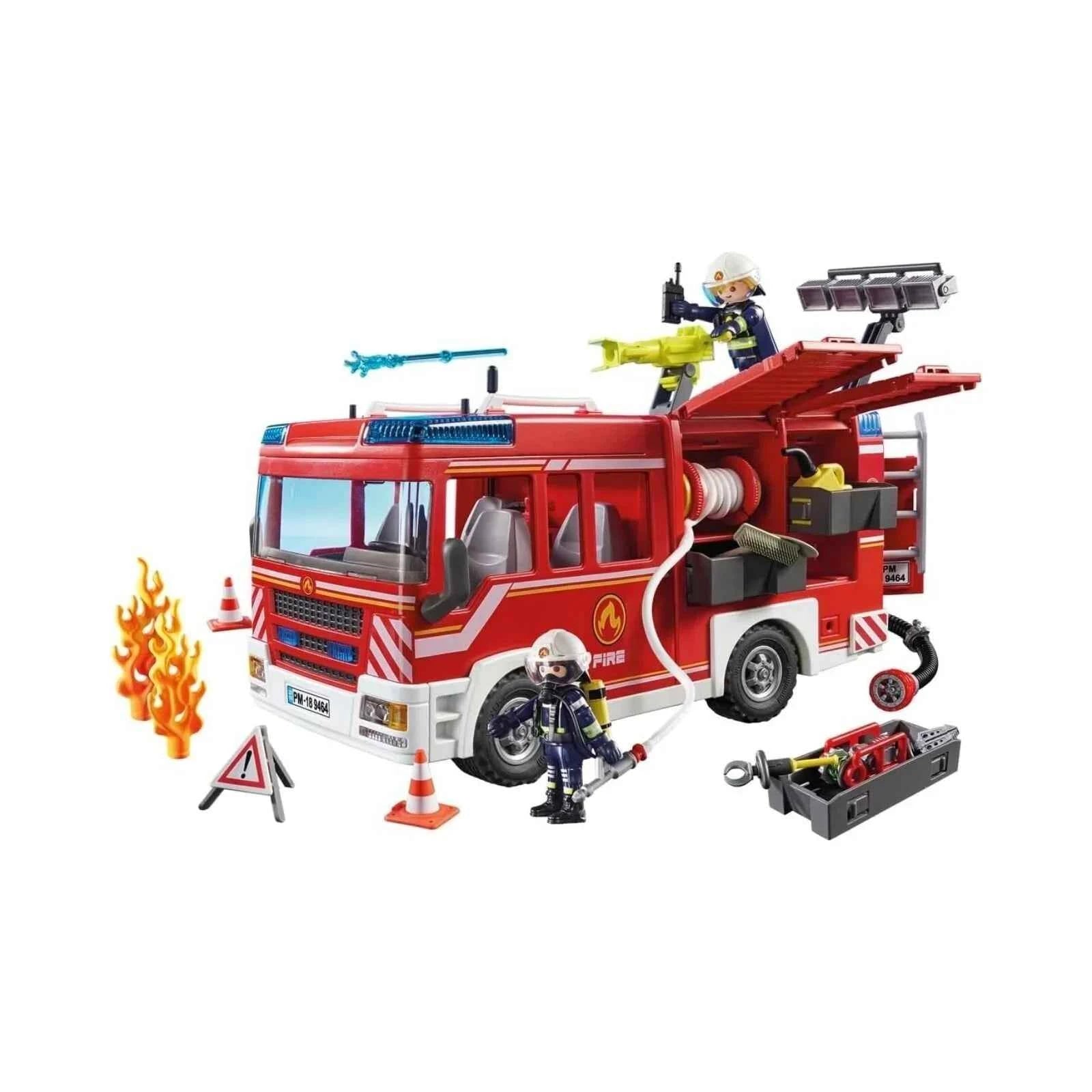 Playmobil City Action Fire Engine with Working Water Cannon 9464