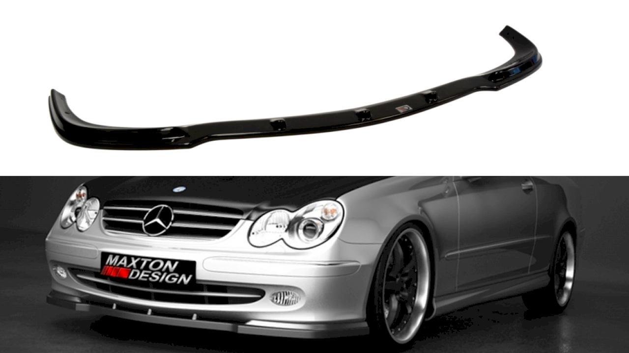 Maxton Design - FRONT SPLITTER MERCEDES CLK W 209 FOR STANDARD VERSION