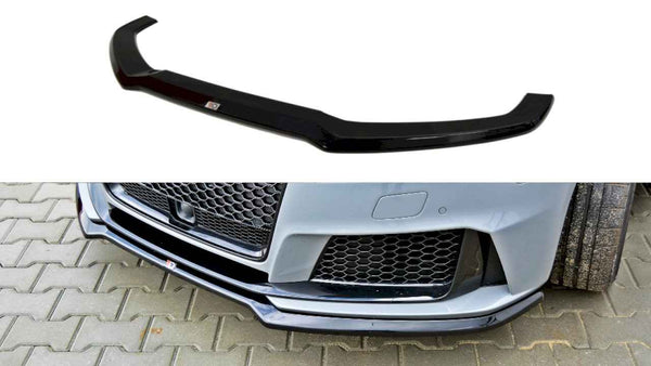 Maxton Design - FRONT SPLITTER V.1 AUDI RS3 8VA SPORTBACK PRE-FACELIFT (2015-2016)