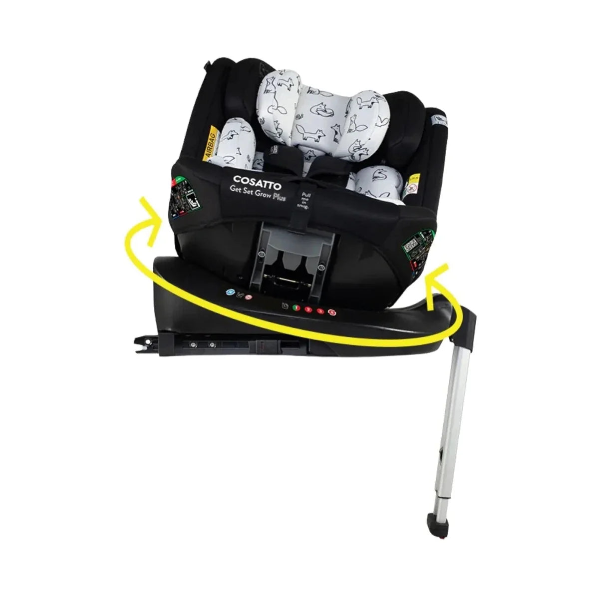 Cosatto Get Set Grow Plus i-Size Group 0+/1/2/3 360 Car Seat - Foxed