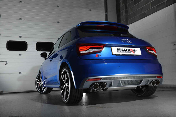 Milltek Sport - Cat Back Exhaust (Multiple Options) Audi S1 8X