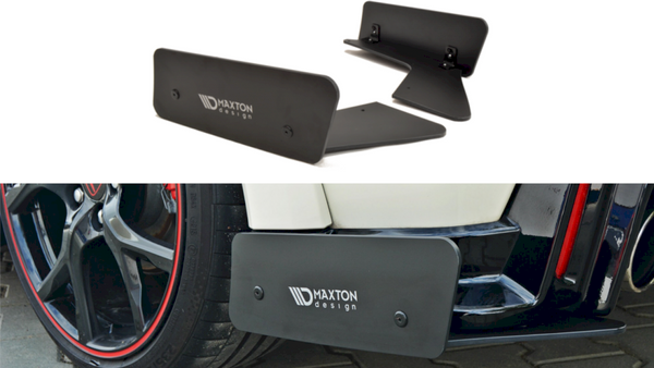 Maxton Design - RACING REAR SIDE SPLITTERS HONDA CIVIC IX TYPE R (2015-2017)