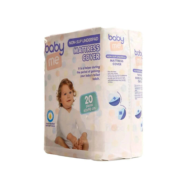 baby me Non-Slip Underpad Mattress Cover 60x90cm 20 pcs