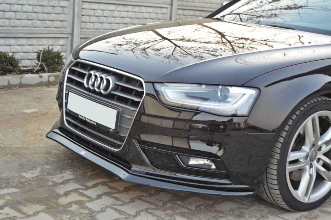 Maxton Design - FRONT SPLITTER V.2 AUDI A4 B8 (FACELIFT)