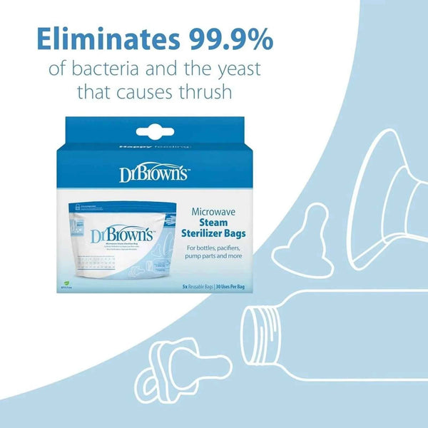 Dr. Brown's Microwave Steam Steriliser Bags 5 pcs