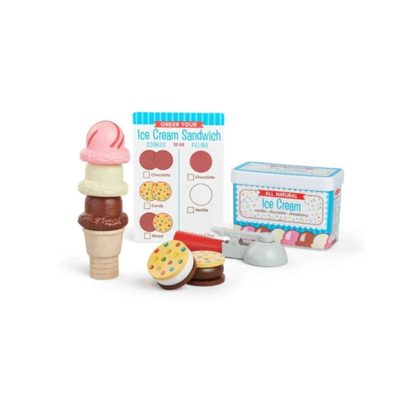 Melissa & Doug Scoop & Sandwiches Ice Cream Playset