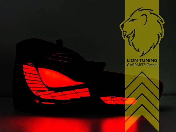 LT LED DRL Laser Line Lightbar Rear Lights Tail Lamps BMW 1 Series F20 F21 15-19 LCI Black LHD