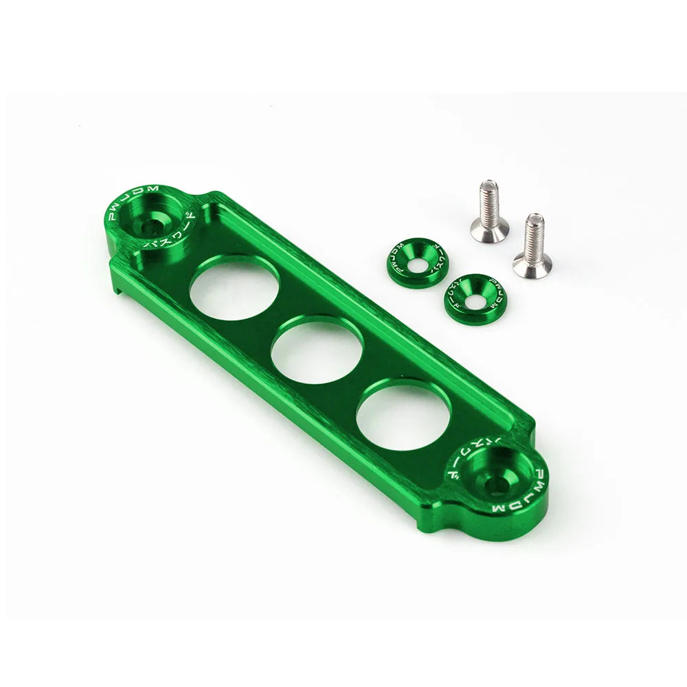 JDM Styling Car Battery Tie Down Mount Hold Bracket Lock Anodized Battery Fasten Brace Lock For Honda Civic/CRX 88-00 BTD001