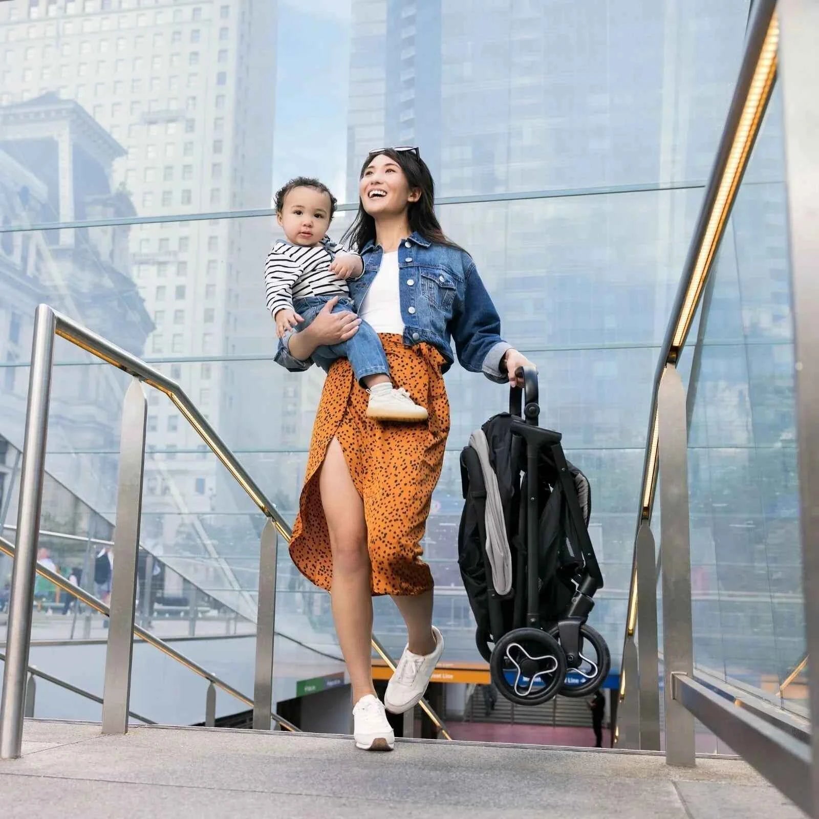 Graco Myavo Quick-folding Lightweight Travel Stroller - Steeple Grey