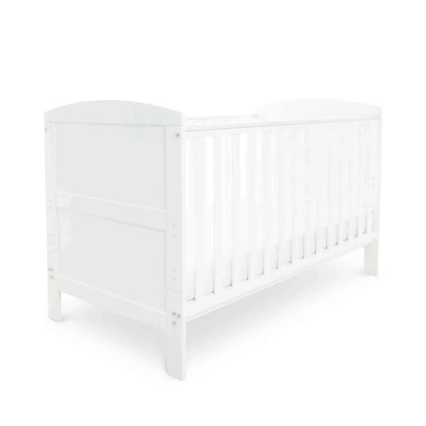 Ickle Bubba Coleby Classic Cot Bed White - Fibre Mattress