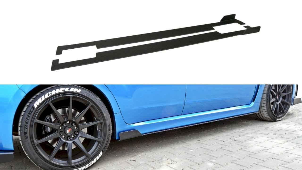Maxton Design - RACING SIDE SKIRTS DIFFUSERS SUBARU IMPREZA WRX STI 2009-2011