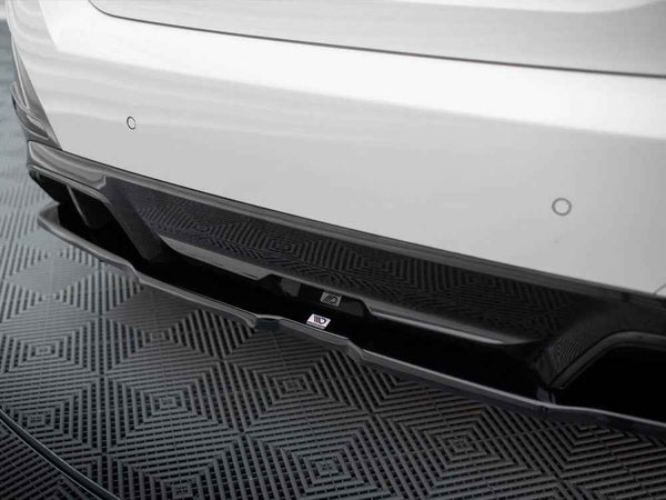 Maxton Design - CENTRAL REAR SPLITTER (VERTICAL BARS) V.2 BMW I4 M-PACK G26