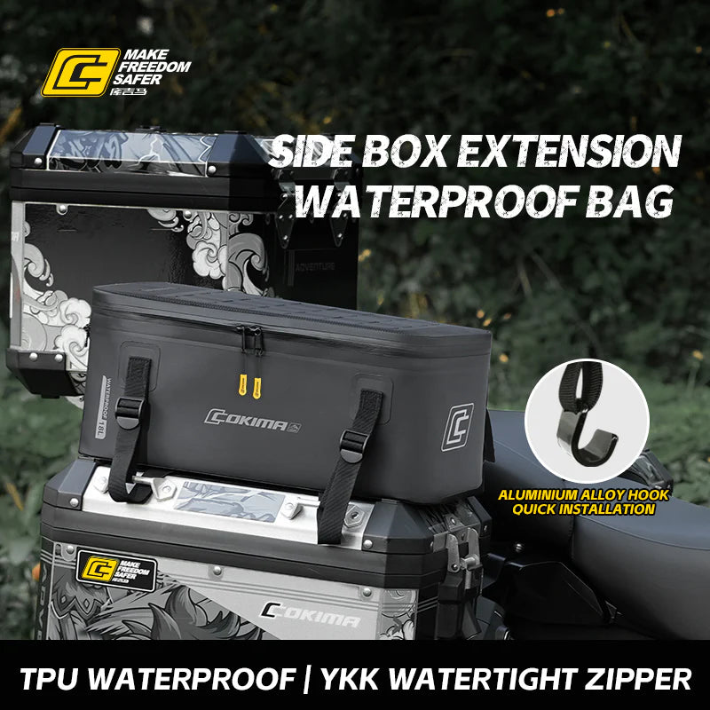 Cokima CK-6 16L 16L Waterproof Tail Side Box Expansion Bag Motorcycle Motorbike Luggage Bag Panier Adaptive