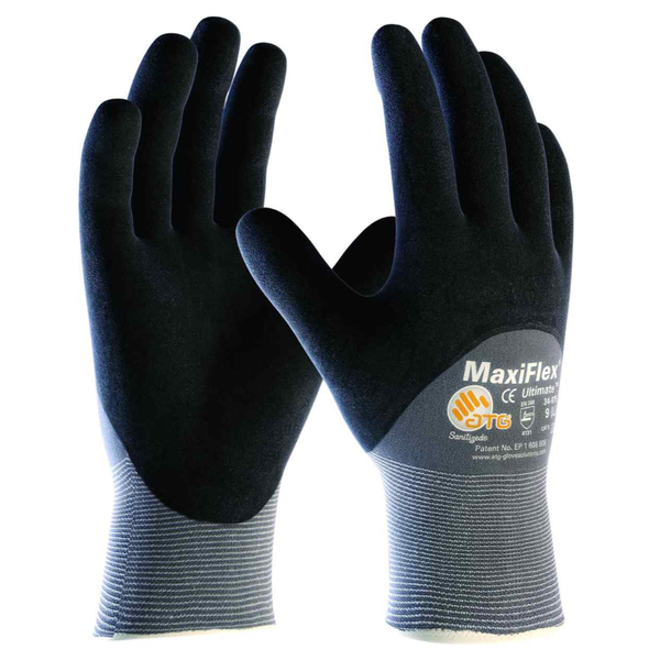 ATG MaxiFlex Ultimate 34-875 Grip Gloves (12 Pack)