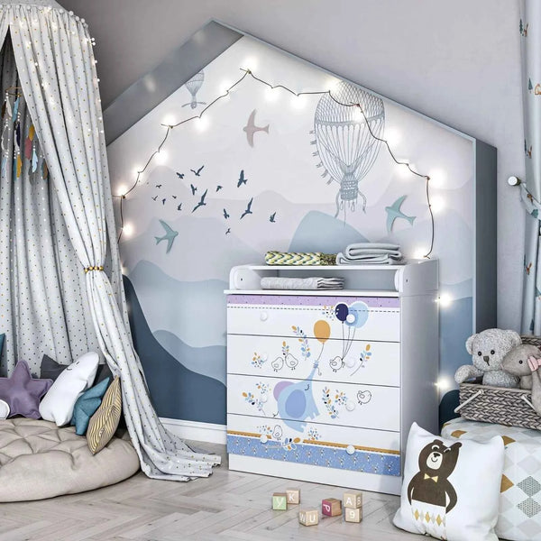 Shefa Kids 800 Changing Dresser - Elephant