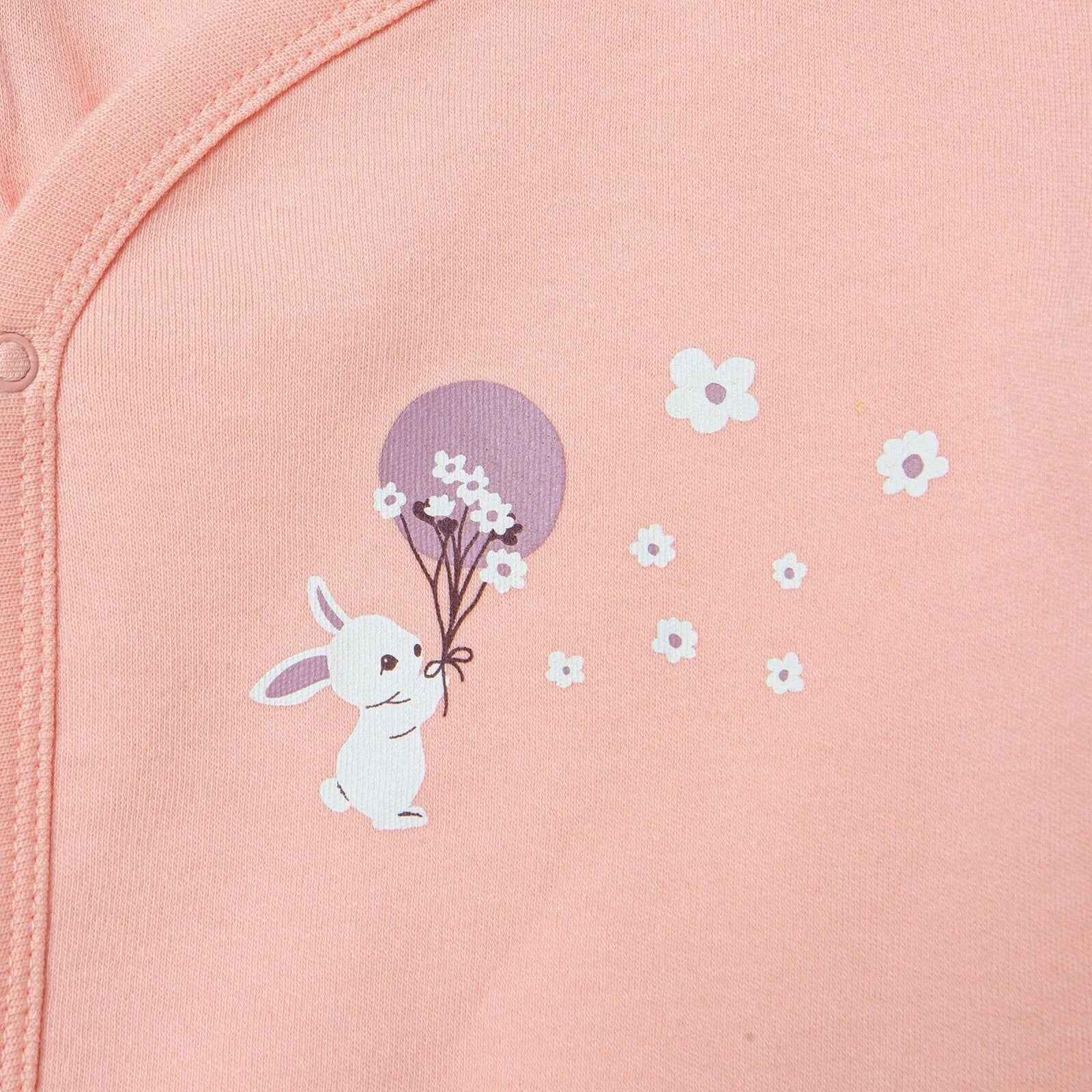 HelloBaby Newborn Body-Footed Bottom - Pink