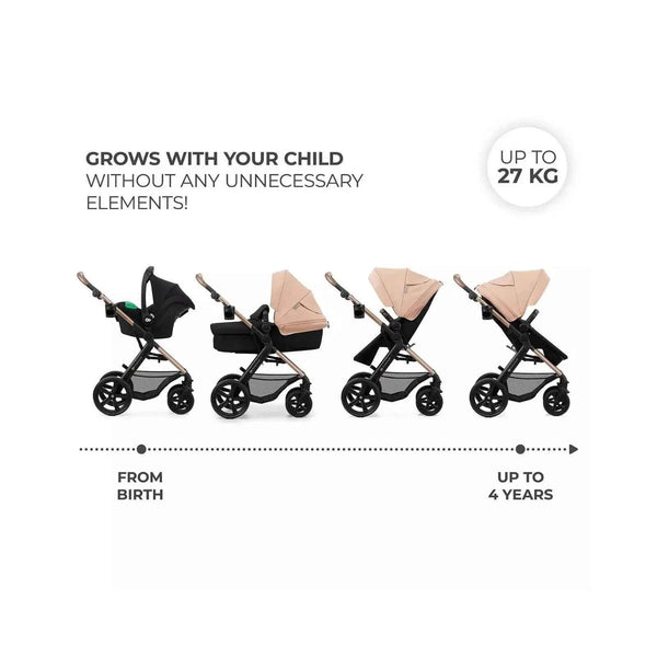 Kinderkraft Moov 2 3-in-1 Travel System - Beige