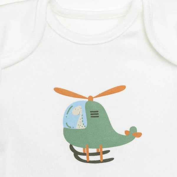 HelloBaby Baby Boy Jumpsuit-Body-Hat - Beige