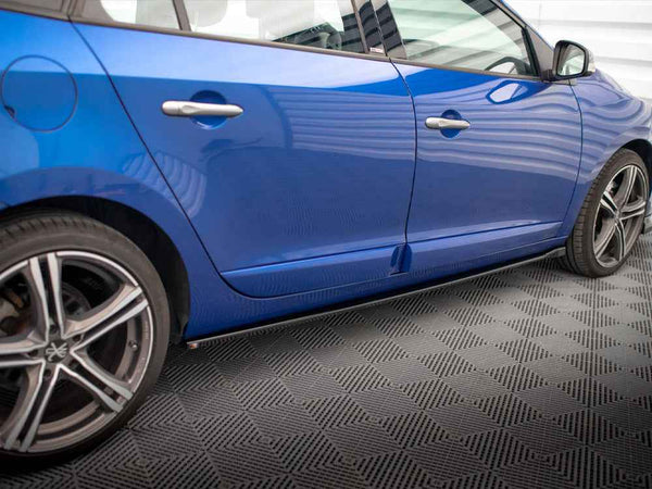 Maxton Design - SIDE SKIRTS DIFFUSERS RENAULT MEGANE GT LINE GRANDTOUR MK3 FACELIFT