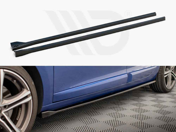 Maxton Design - SIDE SKIRTS DIFFUSERS RENAULT MEGANE GT LINE GRANDTOUR MK3 FACELIFT
