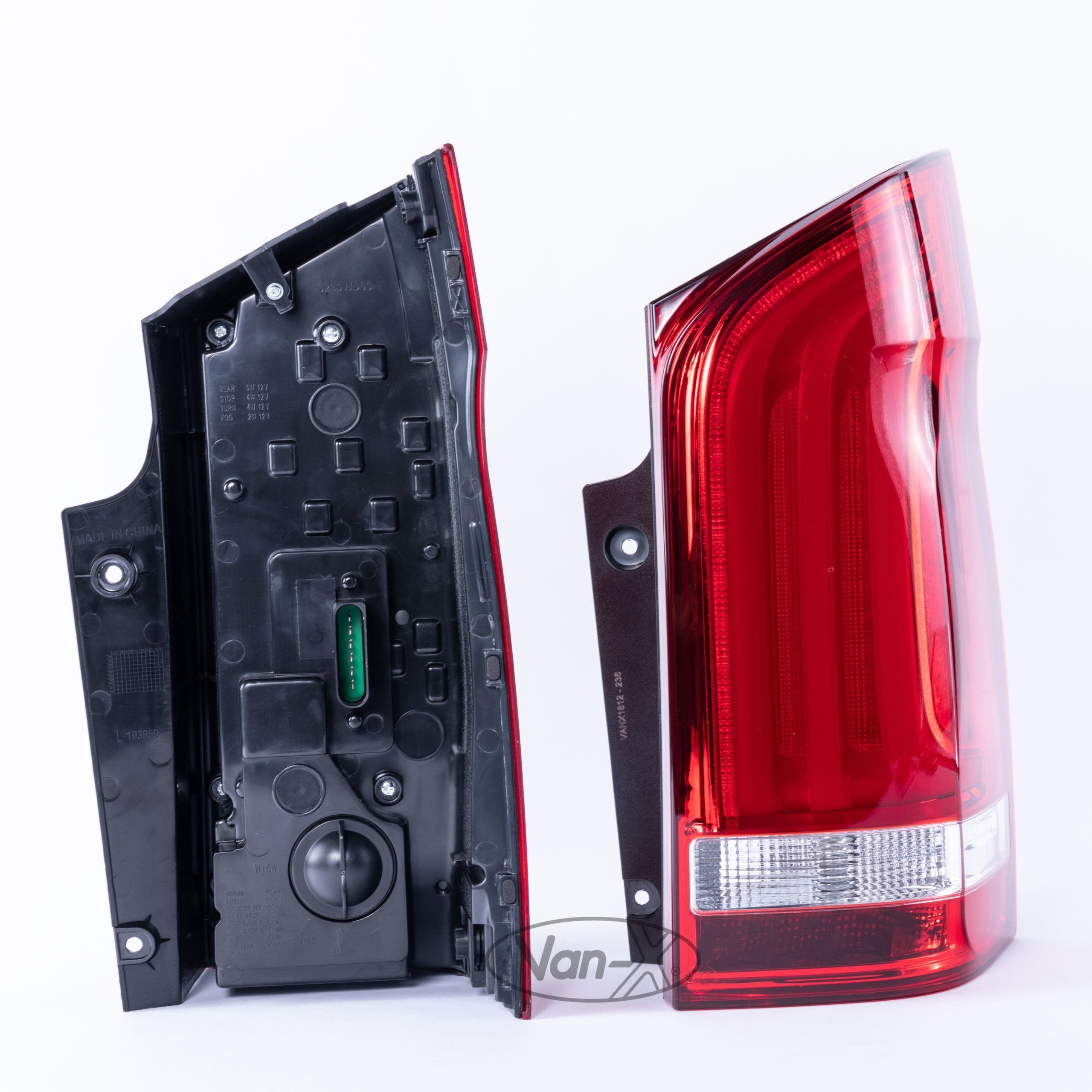 For Mercedes Vito LED Rear Lights With Red Lenses