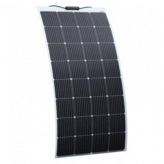 200W 12V Semi-Flexible Fibreglass ETFE Solar Panel | 4Boats
