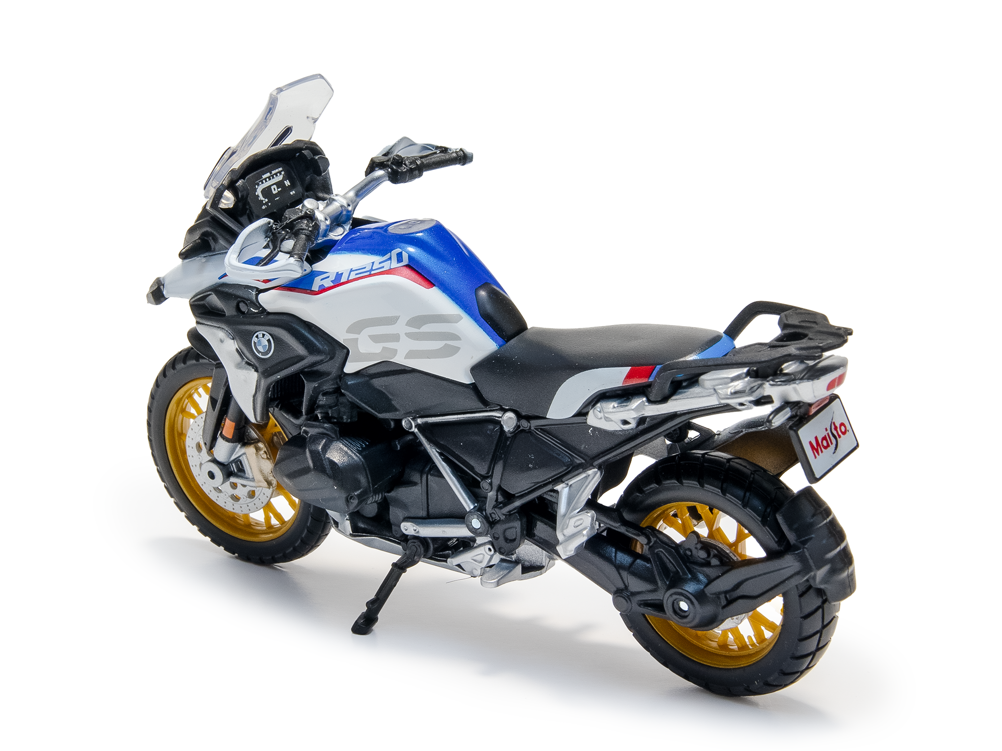 BMW R 1250 GS 2020 white - 1:18 Scale Motorbike Model