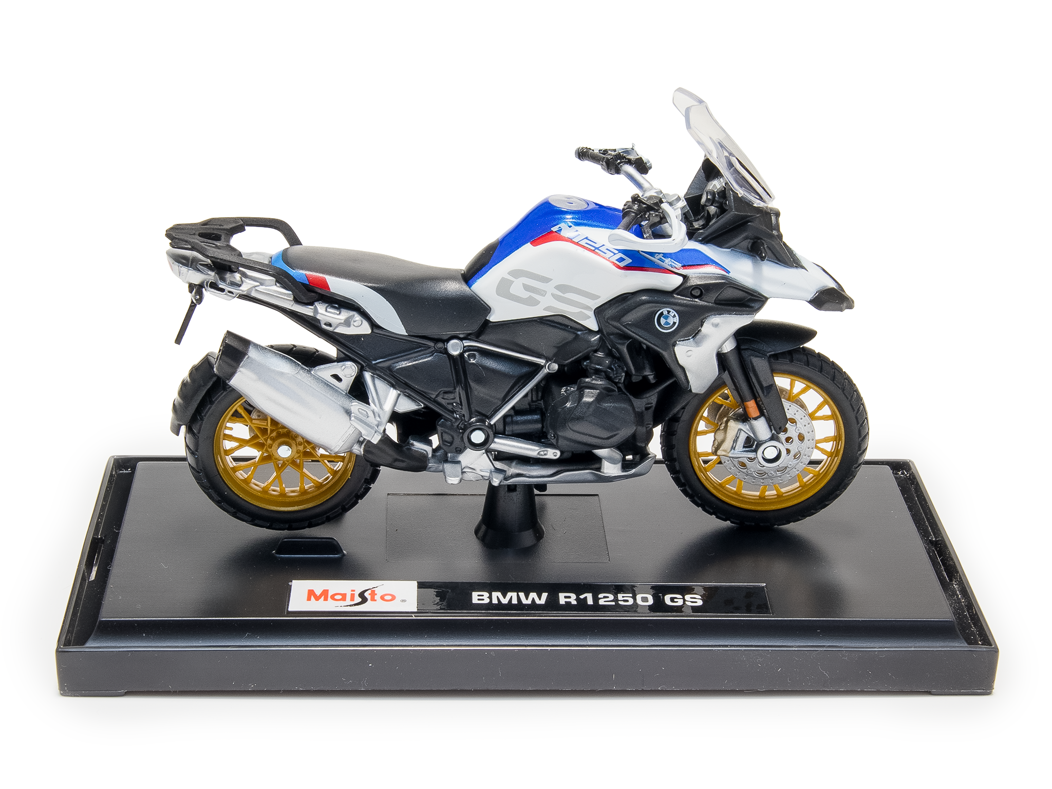 BMW R 1250 GS 2020 white - 1:18 Scale Motorbike Model